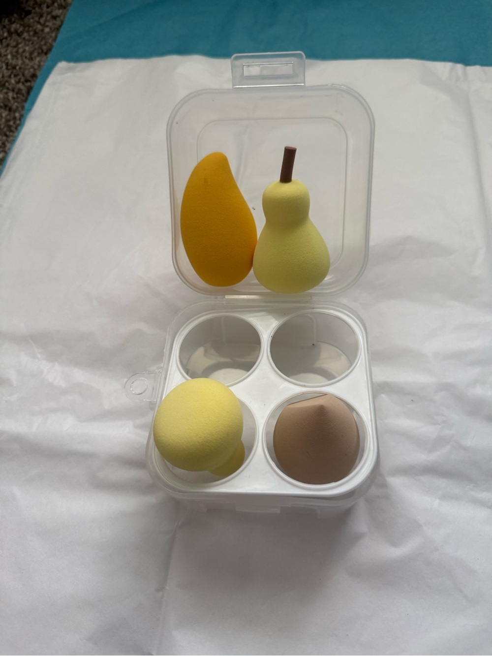 Fruits Shaped Beauty’s blender(4units)& 1 case protector